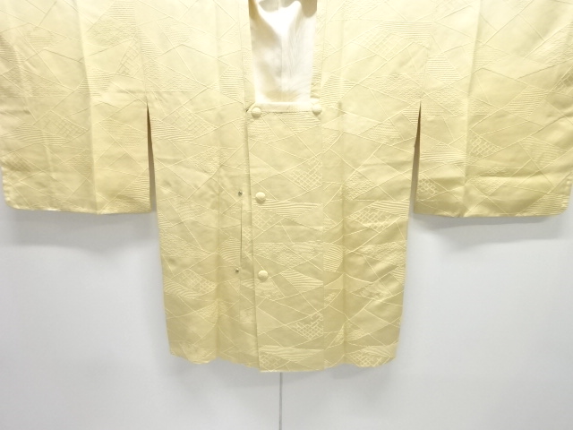 JAPANESE MICHIYUKI COAT / UNUSED / WOVEN CLASSICAL PATTERN